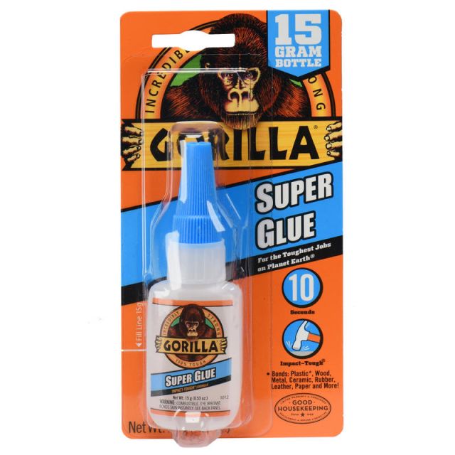 Gorilla Super Glue, 0.53 Oz Bottle (Min Order Qty 12) MPN:7805003