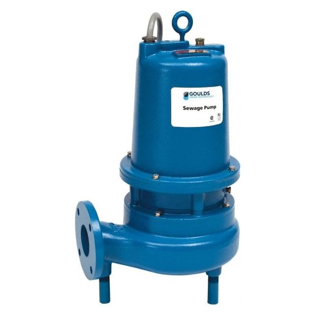 Sewage Pump: Single Speed Continuous Duty, 5 hp, 8.2A, 460V WS5034D3 Plumbing