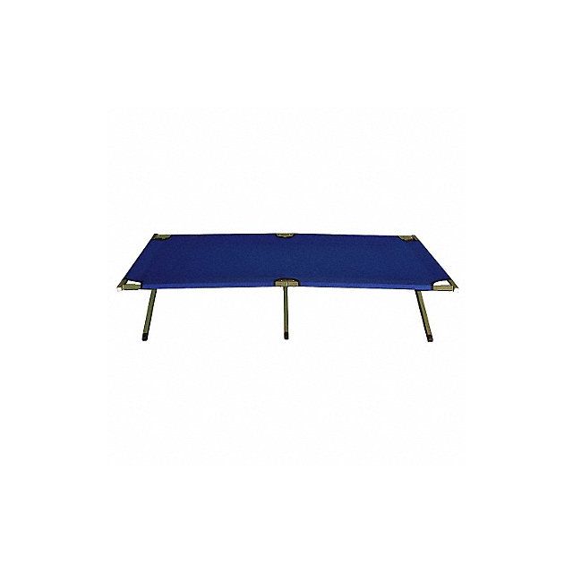 Kwik Folding Cot Blue 225 lb Capacity MPN:29TM93