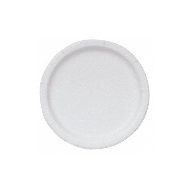 Disposable Paper Plate 8 1/2 in WH PK250 MPN:20825
