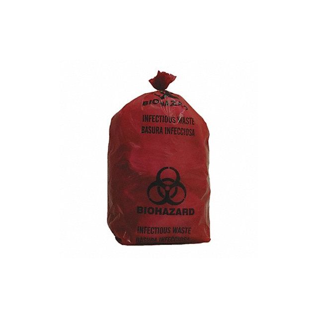 Biohazard Bags 3 gal Red PK200 MPN:3UAF3