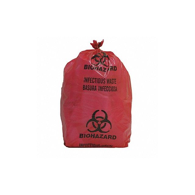 Biohazard Bags 5 gal Red PK200 MPN:3UAF4