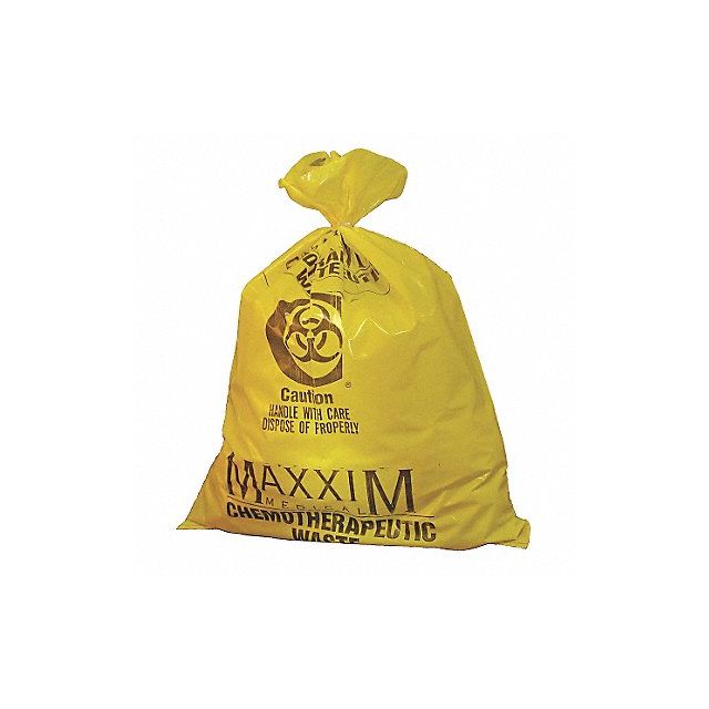 Chemo Waste Bags 14 gal Yellow PK100 MPN:WYCB142233