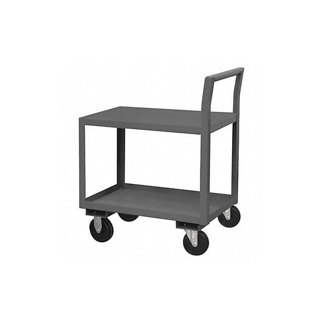 Low-Profile Utility Cart 1 200 lb Steel MPN:LDO-243640-2-4PU-08T
