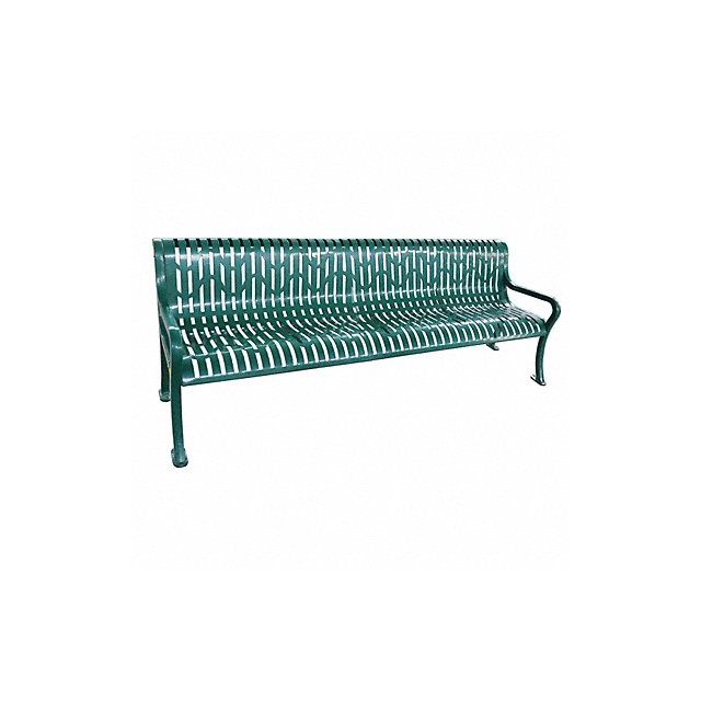 Outdoor Bench 96-1/2 in L 33-1/4 in H MPN:4HUU1