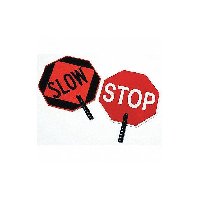 Paddle Sign Stop/Slow Plastic MPN:03-851
