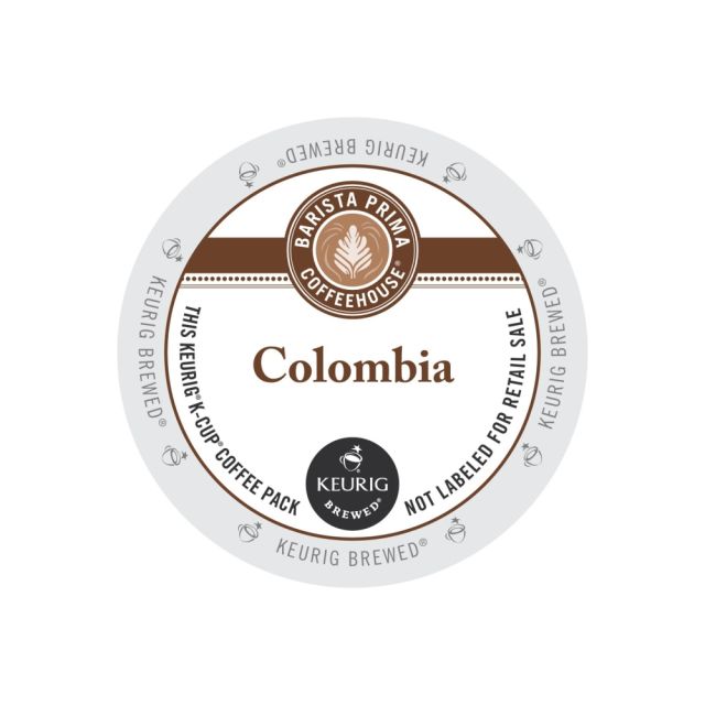 Barista Prima Coffeehouse Single-Serve Coffee K-Cup Pods, Columbia Roast, Carton Of 24 (Min 6613