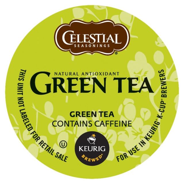 Celestial Seasonings Natural Antioxidant Green Tea Single-Serve K-Cups, 0.40 Oz, Box Of 96 MPN:6792CT