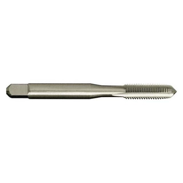 Straight Flute Tap: 3/8-24 UNC, 4 Flutes, Plug, 2/3B Class of Fit, High Speed Steel, Bright/Uncoated MPN:317664