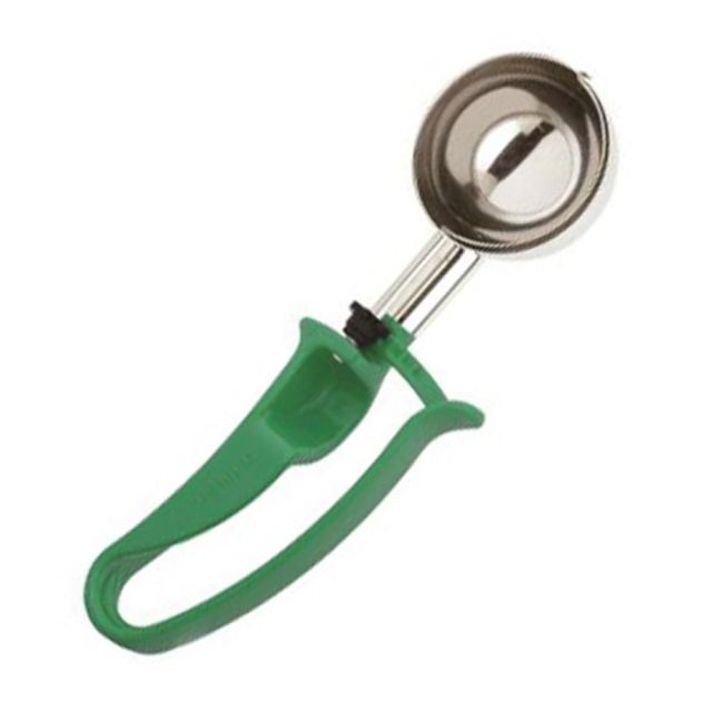 Zeroll #12 Stainless-Steel Disher, 2.67 Oz, Silver/Green (Min Order Qty 3) MPN:2012