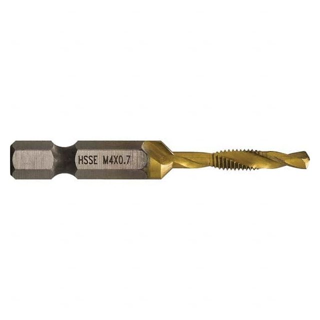 Combination Drill & Tap Sets, Minimum Thread Size (mm): M4x0.70 mm , Minimum Thread Size DTAPSSM4C
