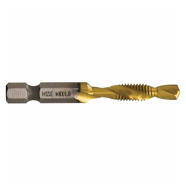 Combination Drill & Tap Sets, Minimum Thread Size (mm): M6x1.00 mm , Minimum Thread Size DTAPSSM6C