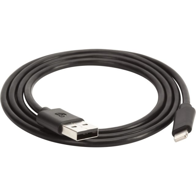 Griffin - Lightning cable - Lightning male to USB male - 3 ft - black (Min Order Qty 4) MPN:GC36670-3