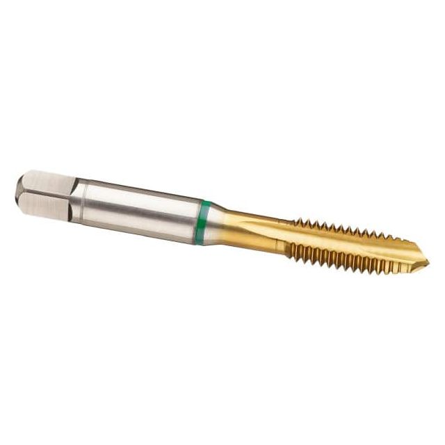 Spiral Point Tap: 1-1/2-12 UNF, 5 Flutes, Plug, 2B Class of Fit, Cobalt, TiN Coated MPN:9039170381000
