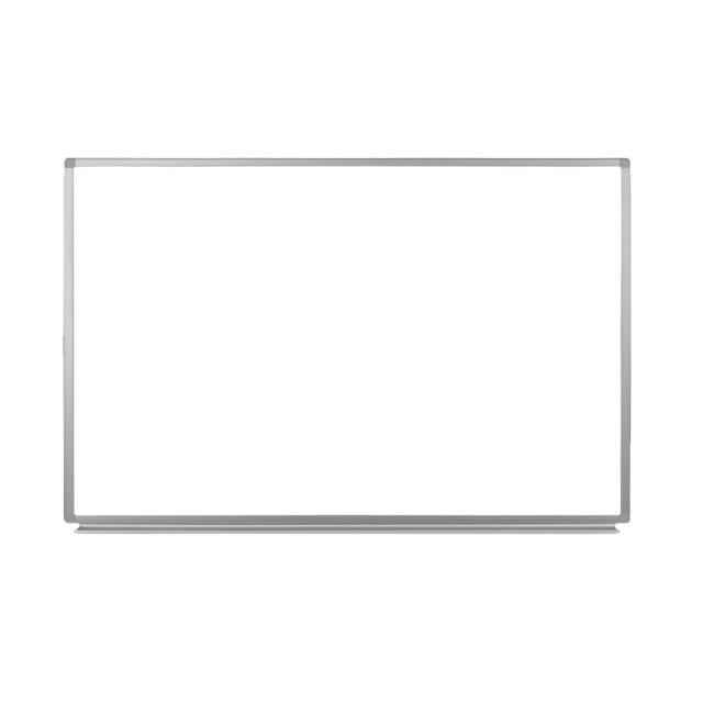 Luxor Magnetic Dry-Erase Whiteboard, 36in x 48in, Aluminum Frame With Silver Finish MPN:WB4836W