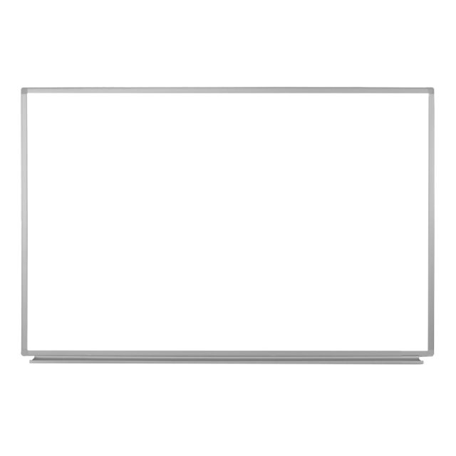 Luxor Magnetic Dry-Erase Whiteboard, 60in x 40in, Aluminum Frame With Silver Finish MPN:WB6040W