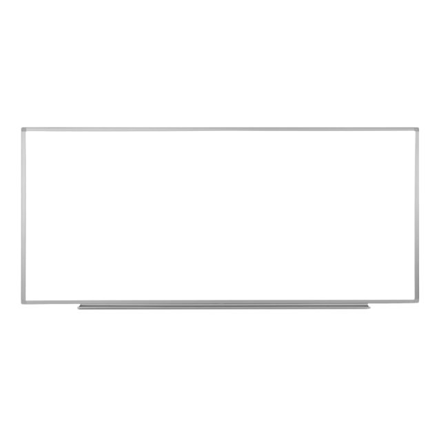 Luxor Magnetic Dry-Erase Whiteboard, 96in x 40in, Aluminum Frame With Silver Finish MPN:WB9640W
