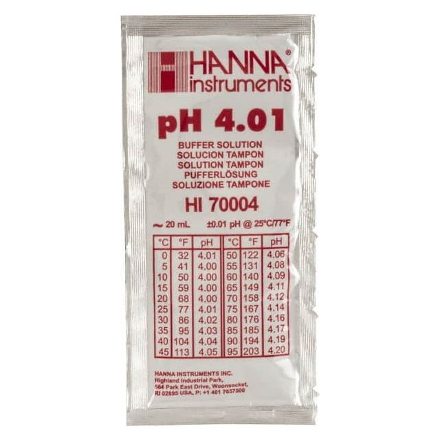 4.01% pH Range Buffer Pouch MPN:HI70004P