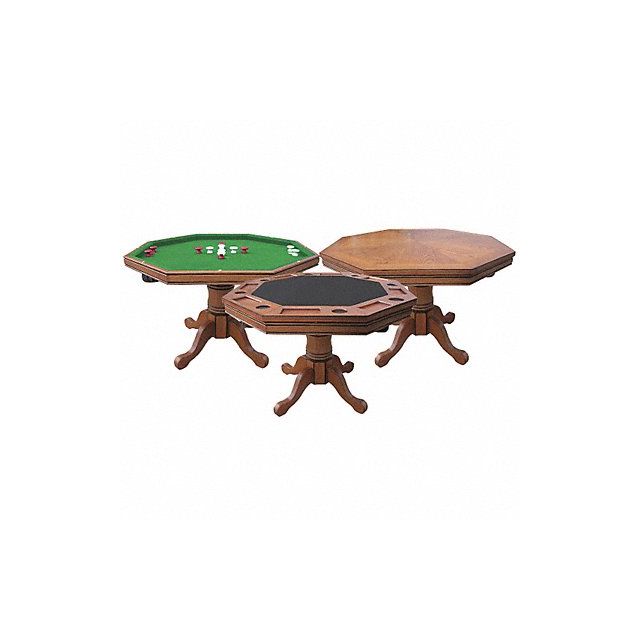 3 1 Game Table Oak/Solid Hardwood Green MPN:BG2351T