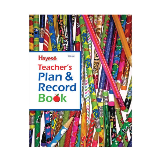 Hayes Teachers Plan And Record Books, Pack Of 2 (Min Order Qty 2) MPN:H-TDP408-2