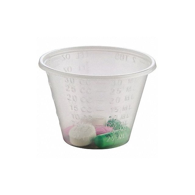 Medicine Cup 30mL Plastic Wide PK5000 MPN:HCS0220