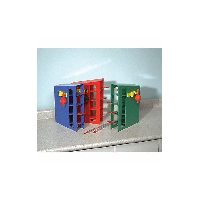Magnetized Pipette Rack 1x4 Blue MPN:HS20612M