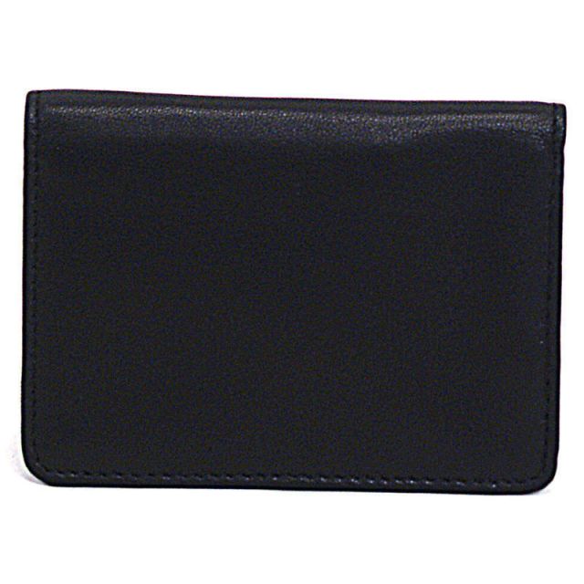Samsonite Leather Business Card Holder, 4 1/16in x 3in x 1/2in, Black (Min Order Qty 4) MPN:951405