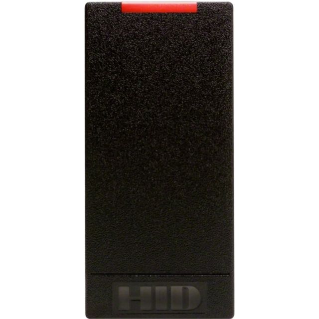 HID iCLASS R10 6100C Smart Card Reader - Contactless - Cable - 3.25in Operating Range - Wiegand, Pigtail - Mullion Mount, Surface Mount - Black MPN:900NTNNEK00000