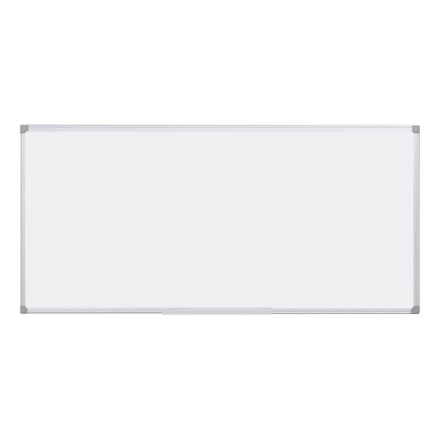 Bi silque Earth Gold Ultra Magnetic Dry-Erase Whiteboard, 48in x 96in, Aluminum Frame With Silver Finish MPN:MA2107790