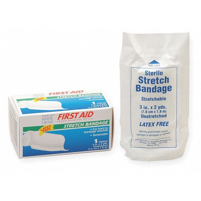 Stretch Bandage Sterile White Gauze Bulk MPN:043172