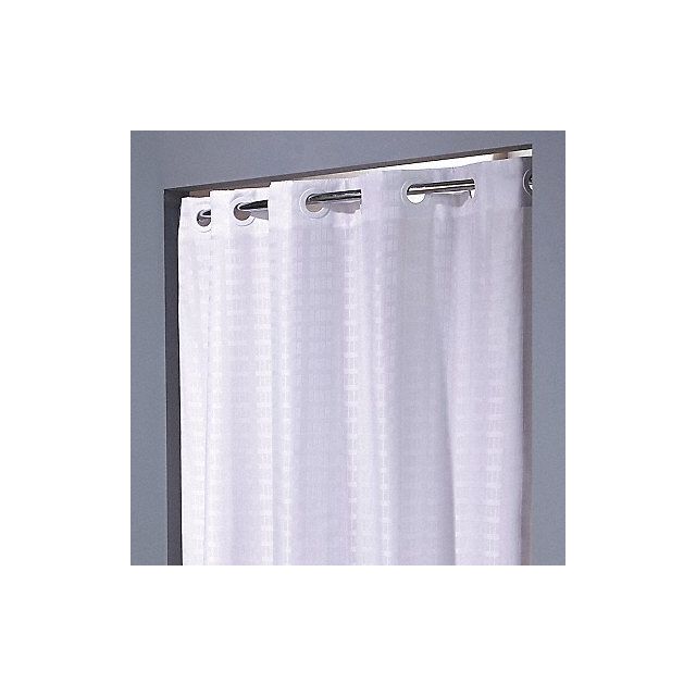 Shower Curtain 74 in L 42 in W White MPN:HBH43LIT01SX