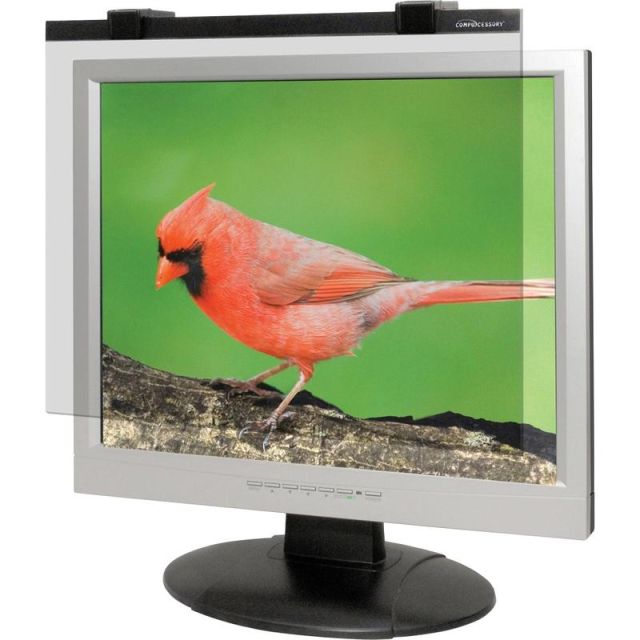 Business Source 19in-20in LCD Monitor Antiglare Filter Black - For 19inLCD, 20in Monitor - 5:4 - Acrylic - Anti-glare - 1 Pack MPN:20511
