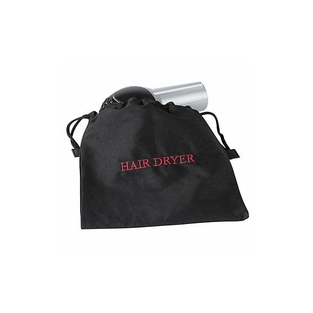 Hair Dryer Bag 12x12In Black Cotton/Poly MPN:HDBAG