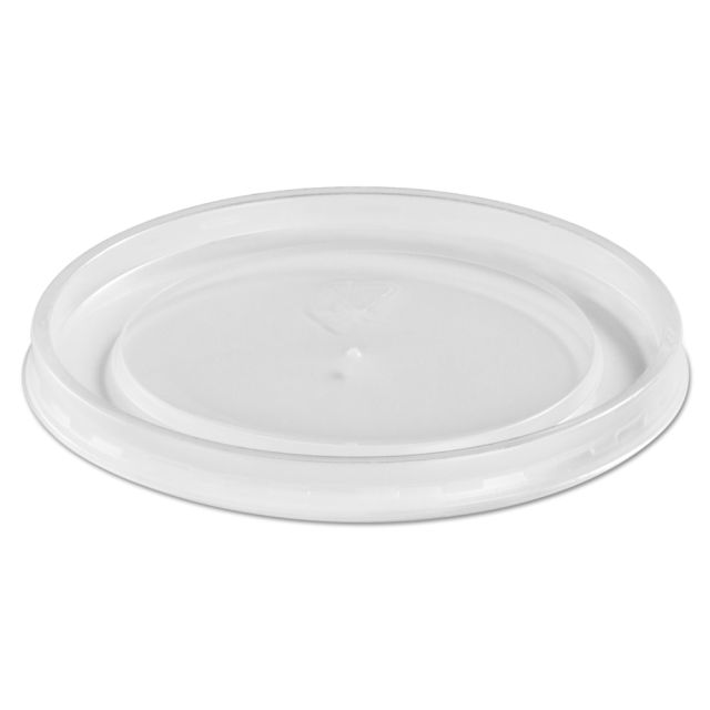 Chinet Plastic High Heat Vented Lids, For 16 - 32 Oz, White, 50 Lids Per Bag, Pack Of 10 Bags MPN:89112