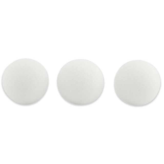 Hygloss Craft Foam Balls, 4 Inch, White, Pack Of 36 MPN:HYG5104