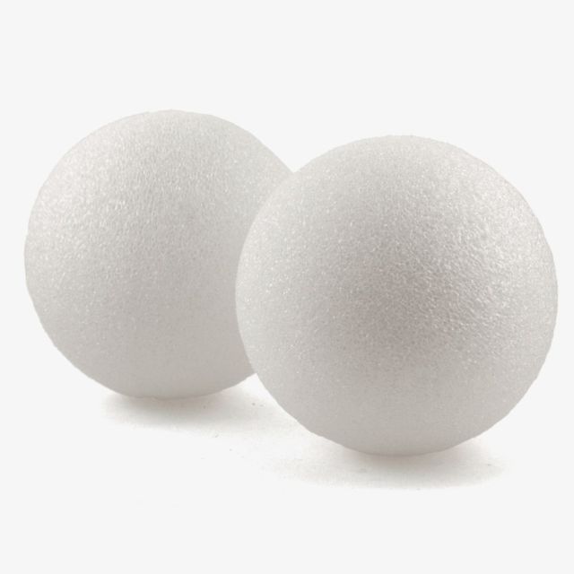 Hygloss Craft Foam Balls, 6 Inch, White, Pack Of 6 MPN:HYG51106
