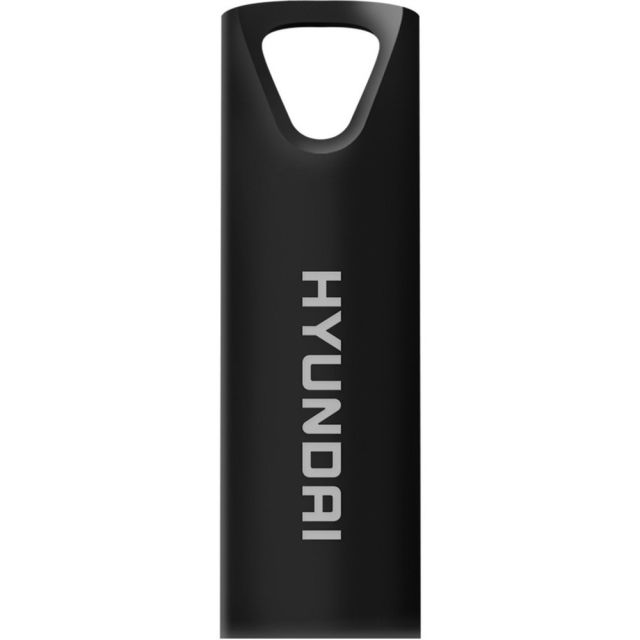 Hyundai Bravo Deluxe BLACK Keychain USB 2.0 Flash Drive 32GB Metal - Read Speed: Up to 10MB/s, Write Speed: Up to 3MB/s, Generation: 2.0 , Operation Temperature: 32 deg. - 113 deg. F (0 deg. - 45  deg.C), Storage Temperature: 14 deg.  (Min Order Qty 4) MP