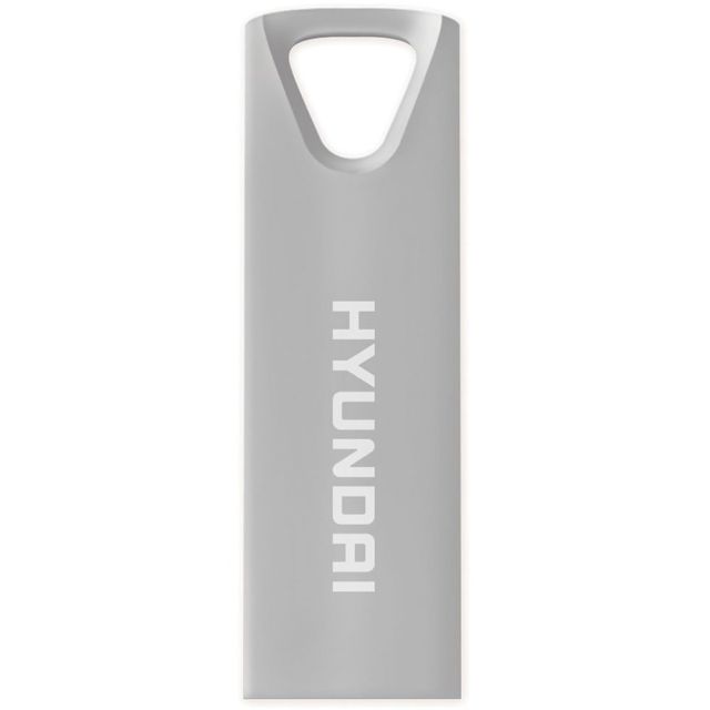 Hyundai Bravo Deluxe SILVER Keychain USB 2.0 Flash Drive 32GB Metal - Read Speed: Up to 10MB/s, Write Speed: Up to 3MB/s, Generation: 2.0 , Operation Temperature: 32 deg. - 113 deg. F (0 deg. - 45  deg.C), Storage Temperature: 14 deg. (Min Order Qty 5) MP