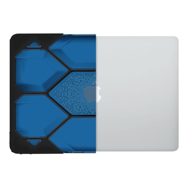 iBenzer Hexpact - Notebook shell case - 13in - transparent blue - for Apple MacBook Air 13.3in (Late 2010, Mid 2011, Mid 2012, Mid 2013, Early 2014, Early 2015, Mid 2017) (Min Order Qty 2) MPN:LC-HPE-A13CYBL