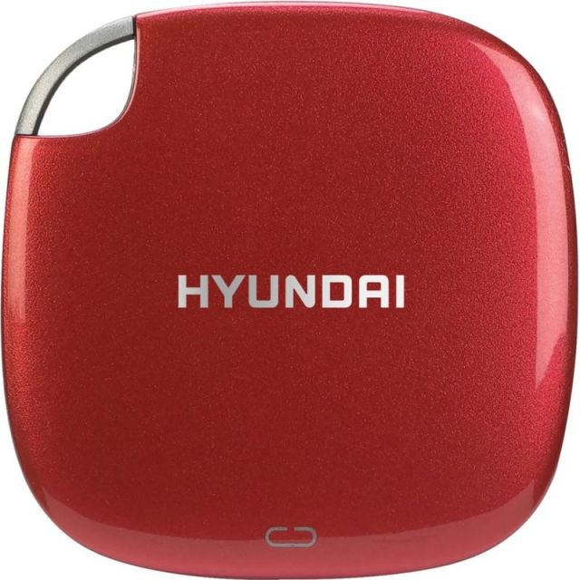 Hyundai 256GB Portable External Solid State Drive, HTESD250R, Candy Apple Red MPN:HTESD250R