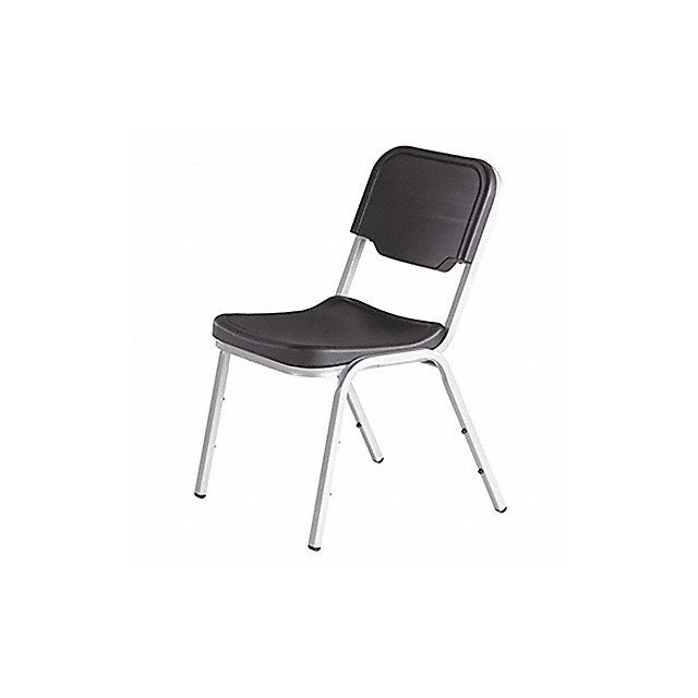 Stacking Chair 10-5/8in.Back H Black PK4 MPN:64111