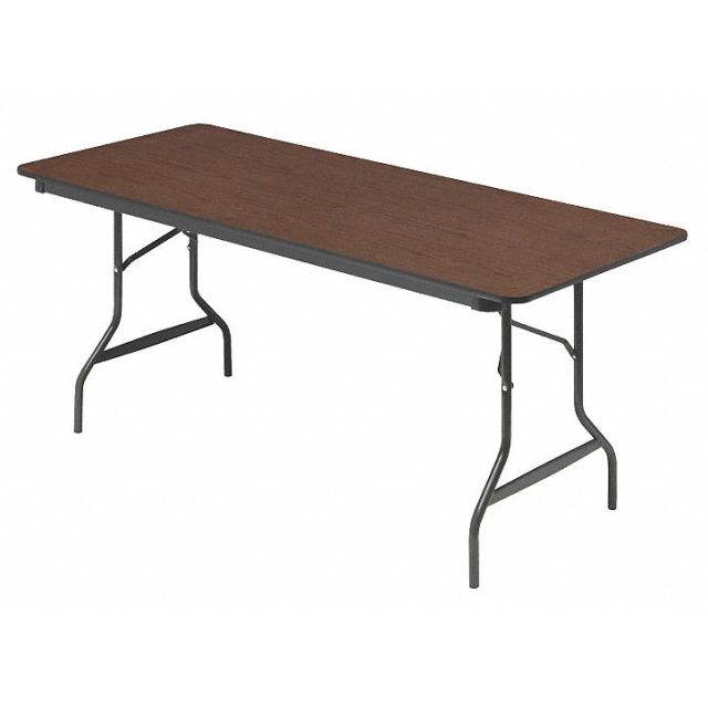 Folding Table Rectangle Wood 72 L 30 W MPN:55424