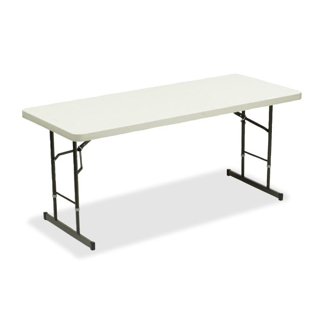Iceberg Adjustable Folding Table, Platinum 65623 Tables