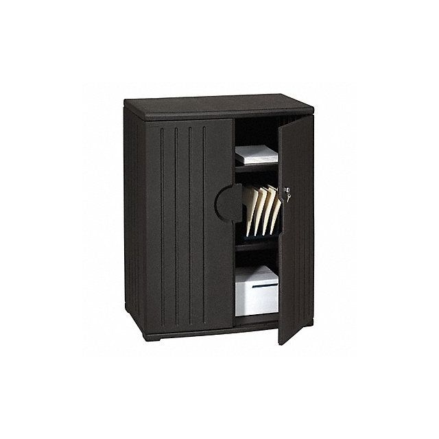 Storage Cabinet HDPE Black 46 In MPN:92561
