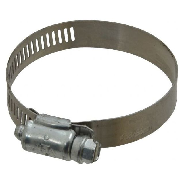 Worm Gear Clamp: SAE 32, 1-9/16 to 2-1/2