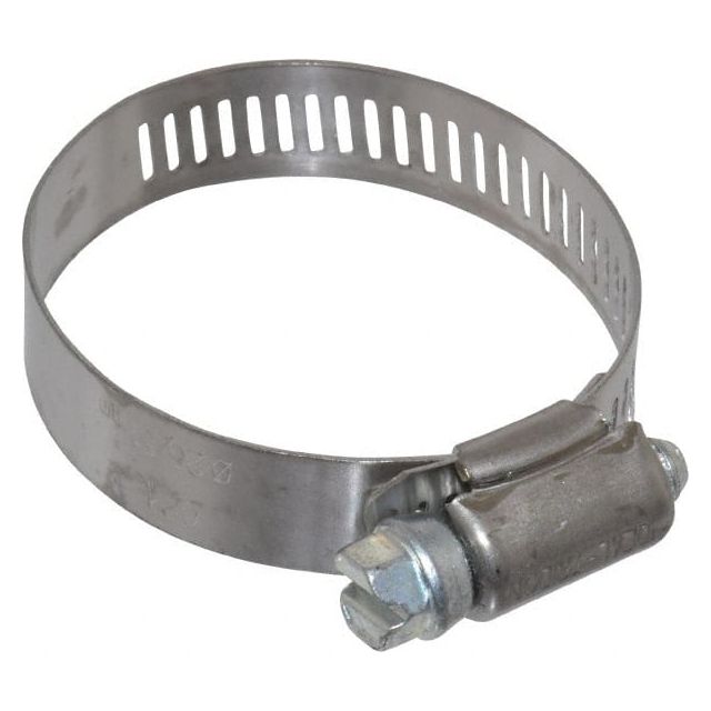 Worm Gear Clamp: SAE 24, 1-1/16 to 2