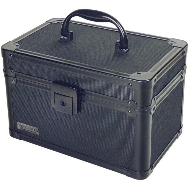 IdeaStream Metal Divided Storage Box, 6-1/2inH x 6inW x 6inD, Black (Min Order Qty 2) MPN:VZ00120