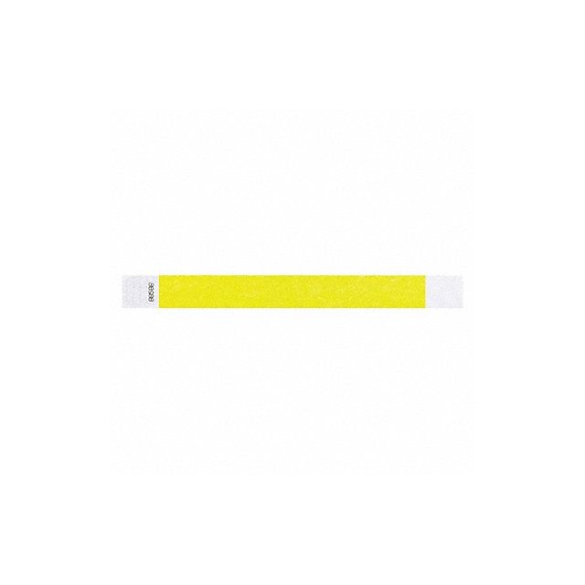 ID Wristband Adhesive Yellow 1in W PK500 MPN:T2-02