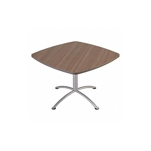 Square Table Banded Teak 42 in W MPN:69747