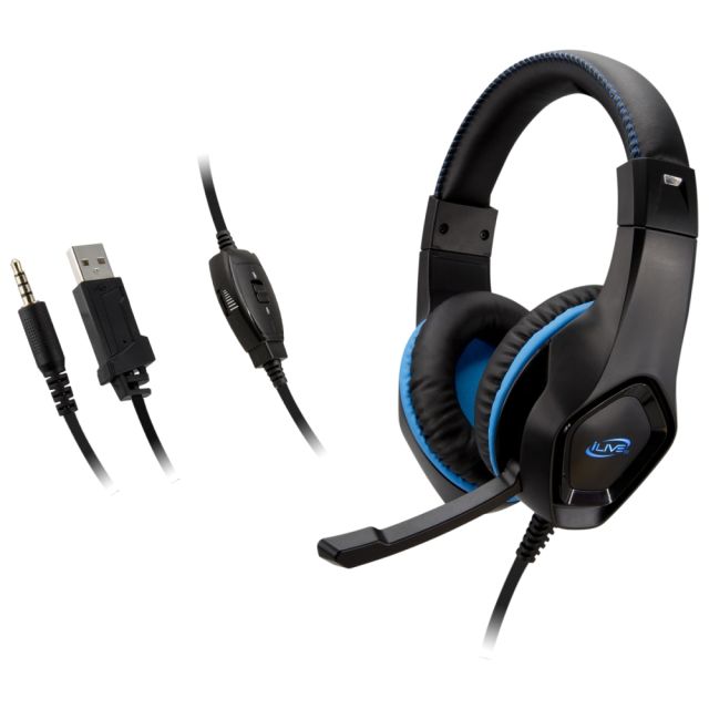 iLive Electronics IAHG19 Over-The-Ear Gaming Headphones (Min Order Qty 3) MPN:IAHG19B
